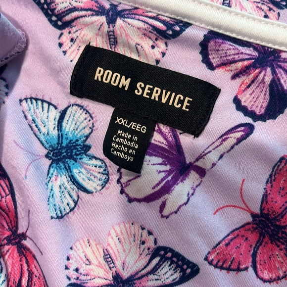 Room Service pajamas- butterfly print - Picture 6 of 6